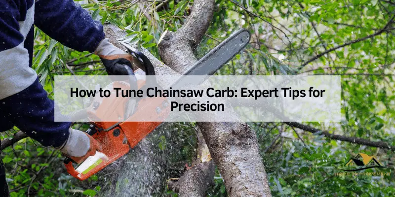 How to Tune Chainsaw Carb