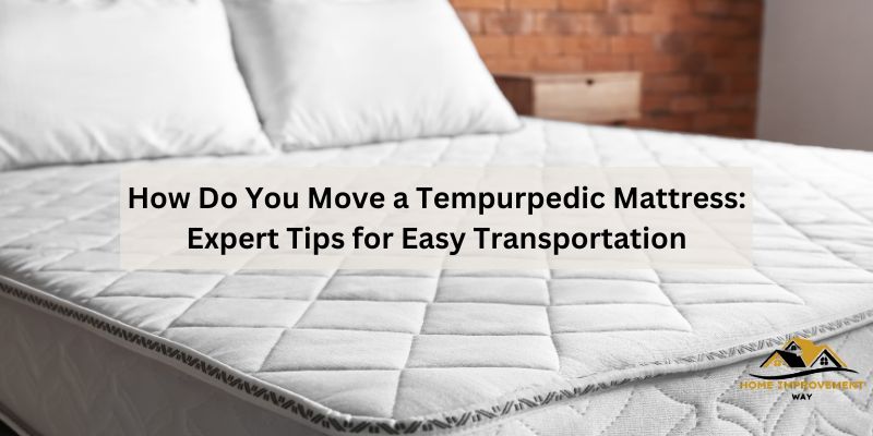 How Do You Move a Tempurpedic Mattress