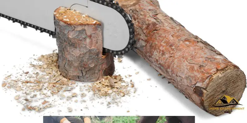 How to Cut a Log Lengthwise With a Chainsaw