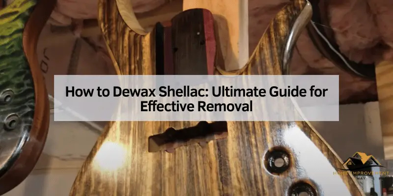 How to Dewax Shellac