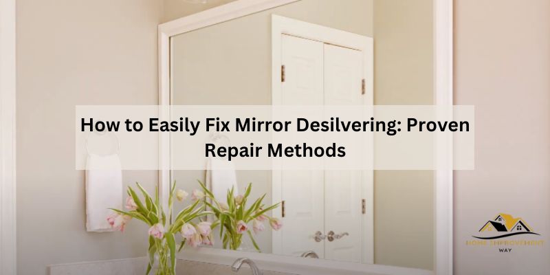 How to Easily Fix Mirror Desilvering