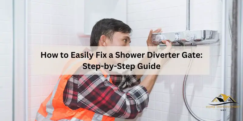 How to Easily Fix a Shower Diverter Gate
