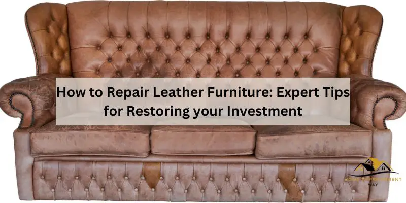 How to Repair Leather Furniture