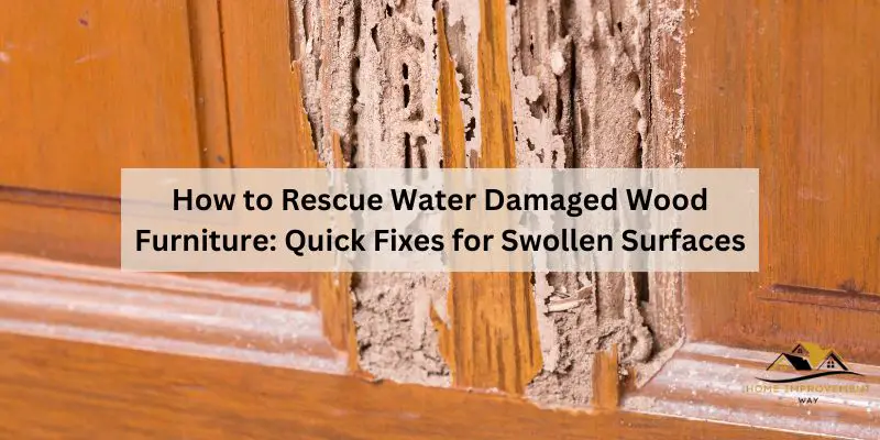 How to Rescue Water Damaged Wood Furniture