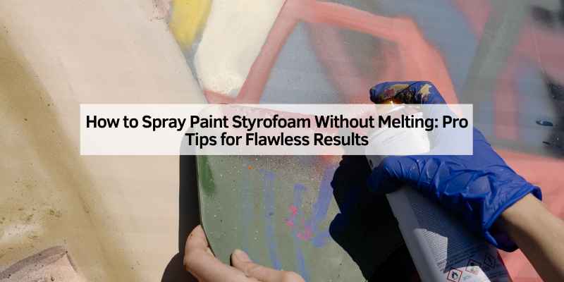How to Spray Paint Styrofoam Without Melting