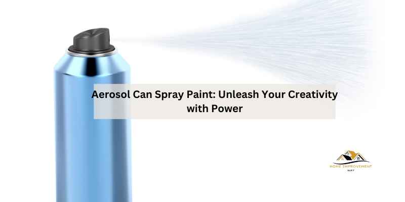 Aerosol Can Spray Paint