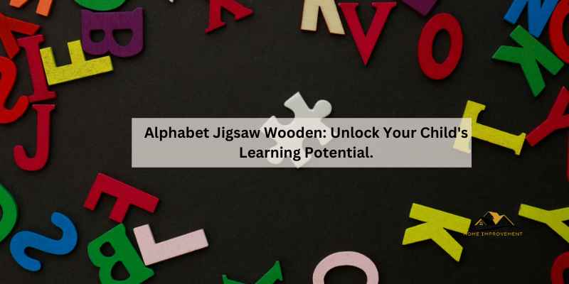 Alphabet Jigsaw Wooden