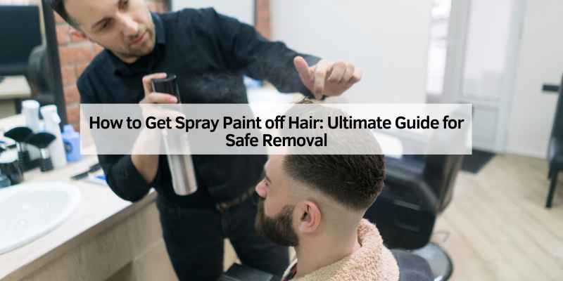 How to Get Spray Paint off Hair