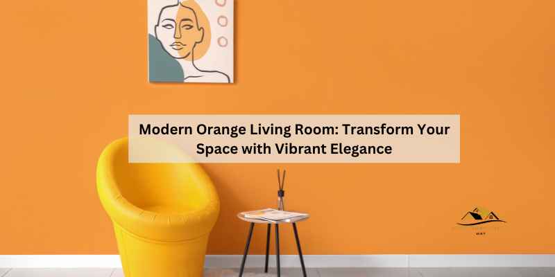 Modern Orange Living Room