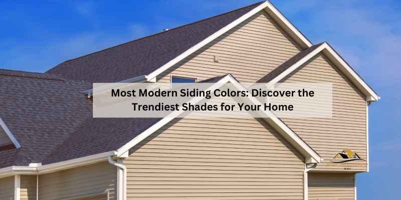 Most Modern Siding Colors