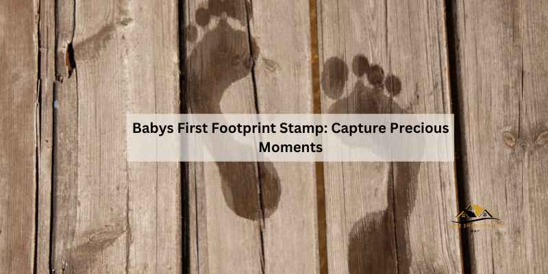 Babys First Footprint Stamp