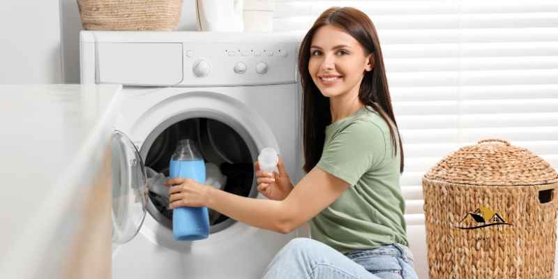 Baking Soda and Vinegar Washing Machine Cleaner