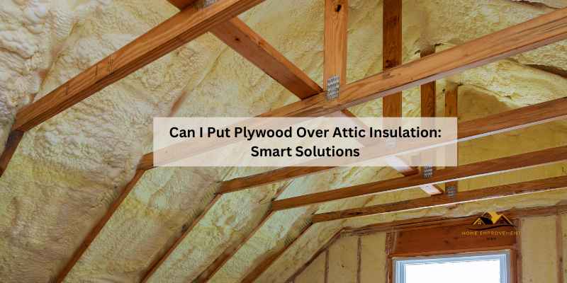 Can I Put Plywood Over Attic Insulation