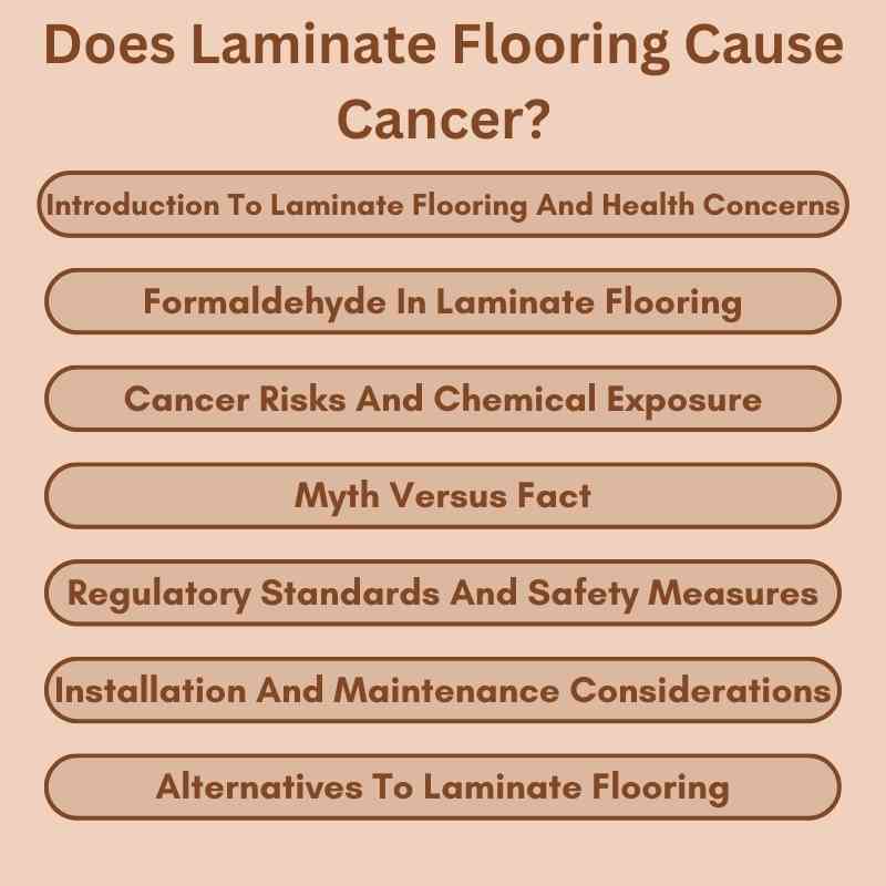 Does Laminate Flooring Cause Cancer