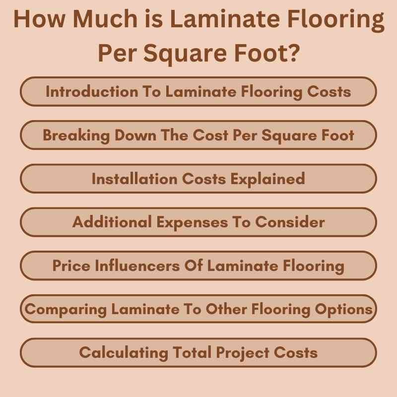 How Much is Laminate Flooring Per Square Foot