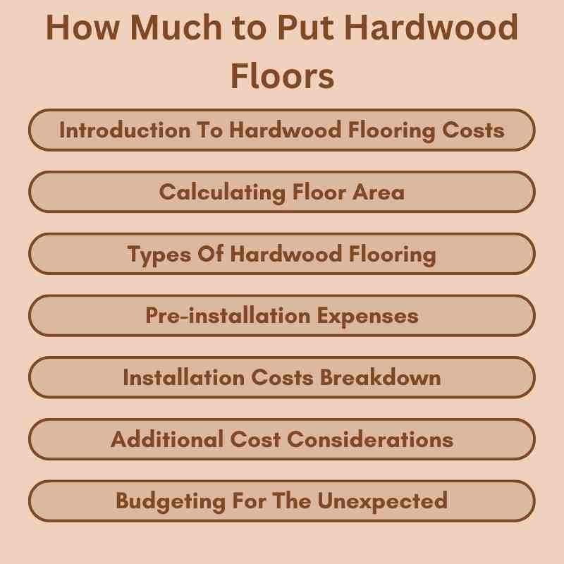 How Much to Put Hardwood Floors