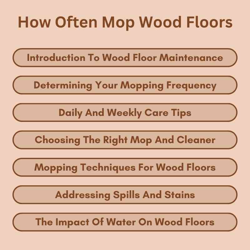 How Often Mop Wood Floors