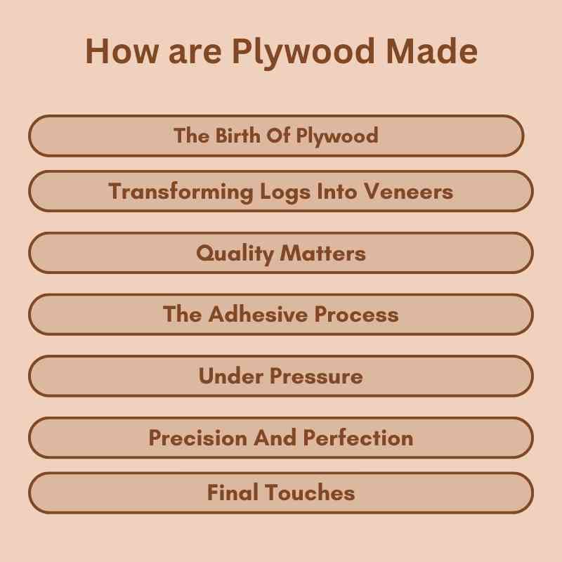 How are Plywood Made 