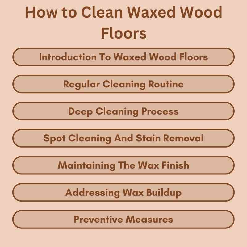 How to Clean Waxed Wood Floors