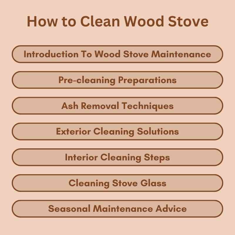 How to Clean Wood Stove