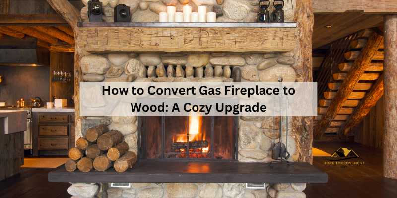 How to Convert Gas Fireplace to Wood