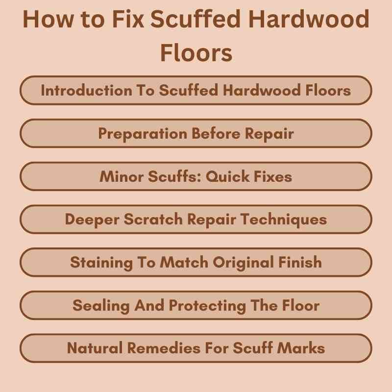 How to Fix Scuffed Hardwood Floors