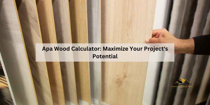 Apa Wood Calculator