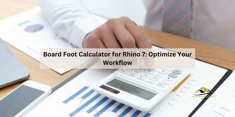 Board Foot Calculator for Rhino 7