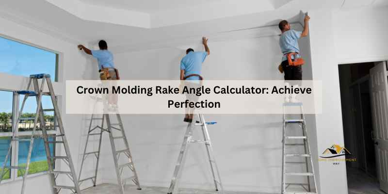 Crown Molding Rake Angle Calculator