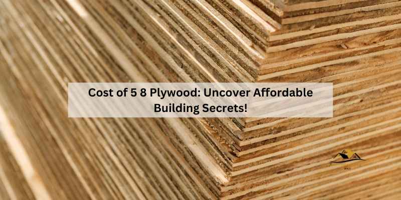 Cost of 5 8 Plywood