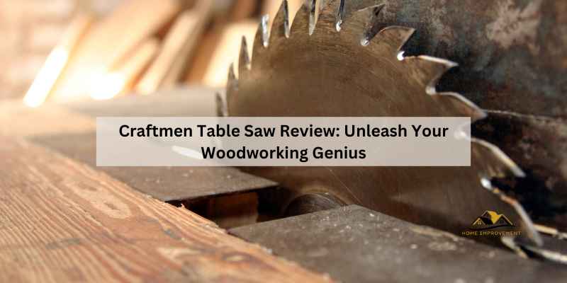 Craftmen Table Saw Review