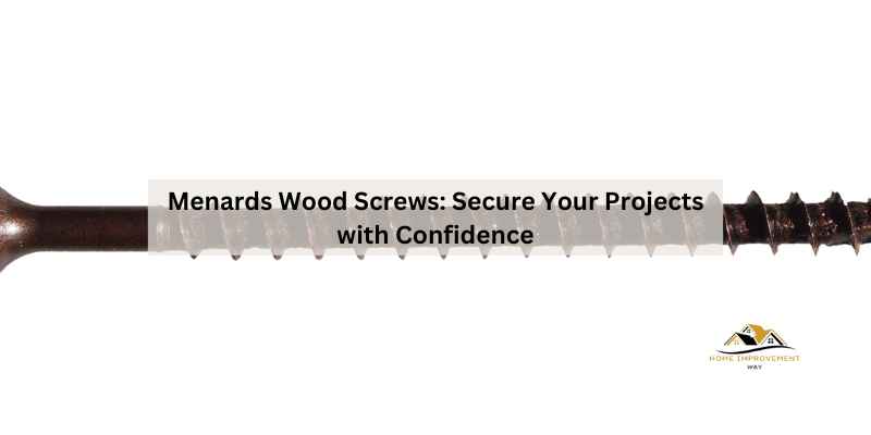 Menards Wood Screws