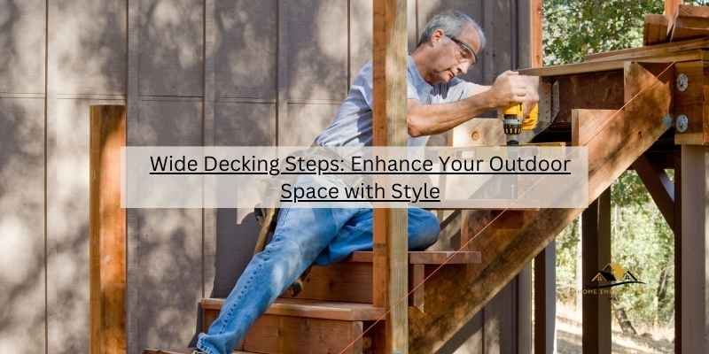 Wide Decking Steps