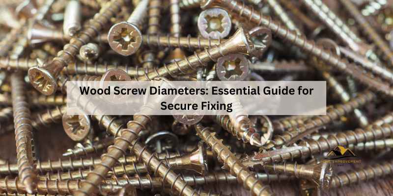 Wood Screw Diameters