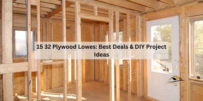 15 32 Plywood Lowes