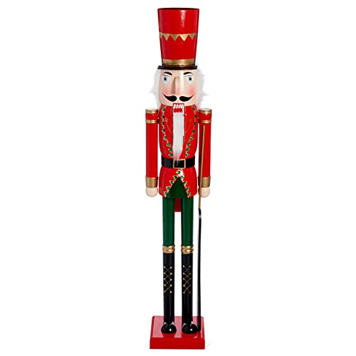 6 Foot Wooden Nutcracker for Sale