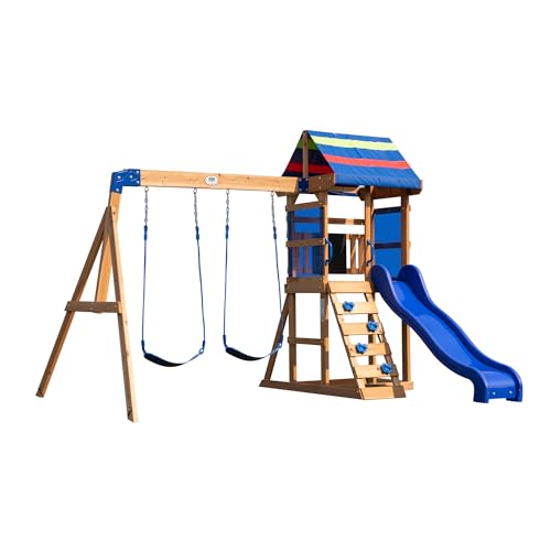 Backyard Discovery Tucson Cedar Wooden Swing Set Reviews