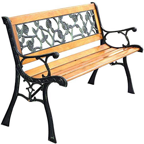 Cast Iron And Wood Bench for Sale