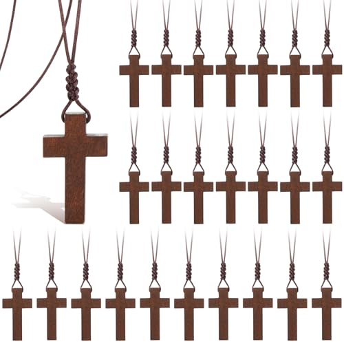 Cheap Wooden Cross Necklaces