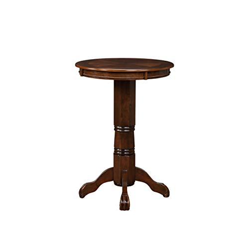 Dark Wood High Top Table