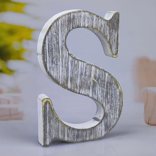 Distressed Wooden Letters for Wall