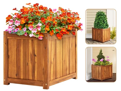 Extra Large Wooden Planters for Trees