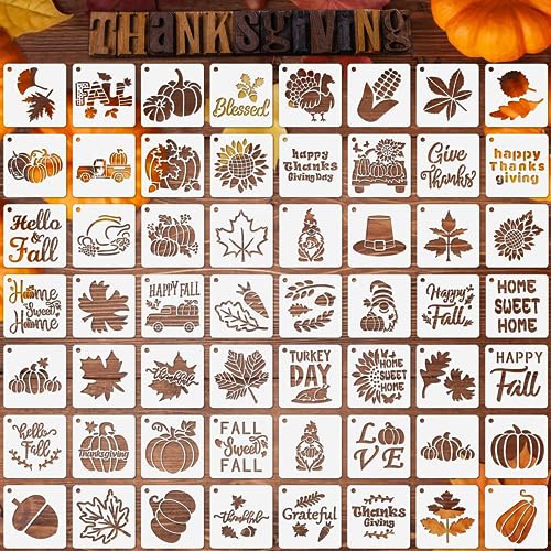 Fall Stencils for Wood