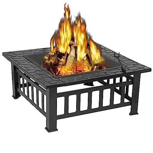 Fire Pit Suitable for Wooden Decking