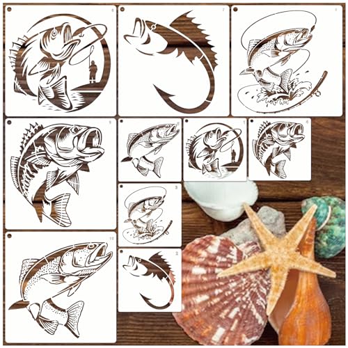 Fish Stencils for Wood