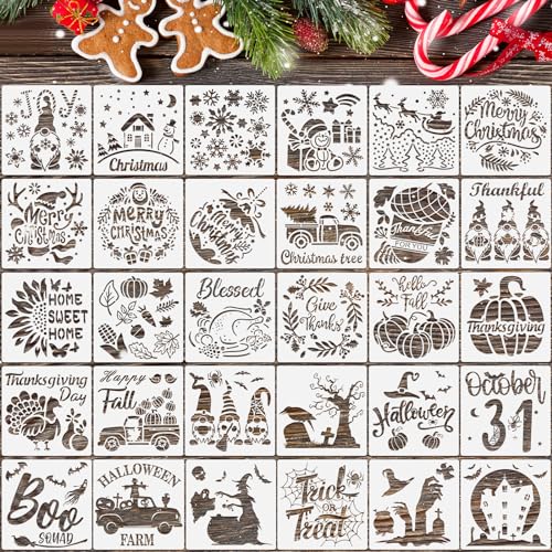 Holiday Stencils for Wood