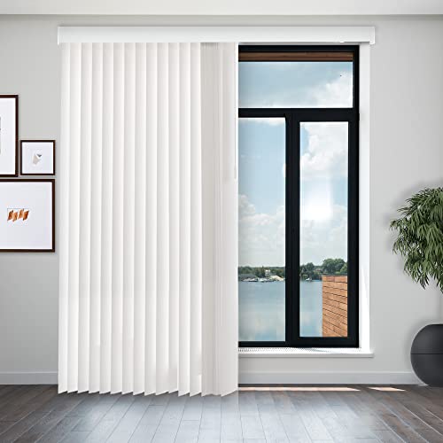 Horizontal Wood Blinds for Sliding Glass Doors