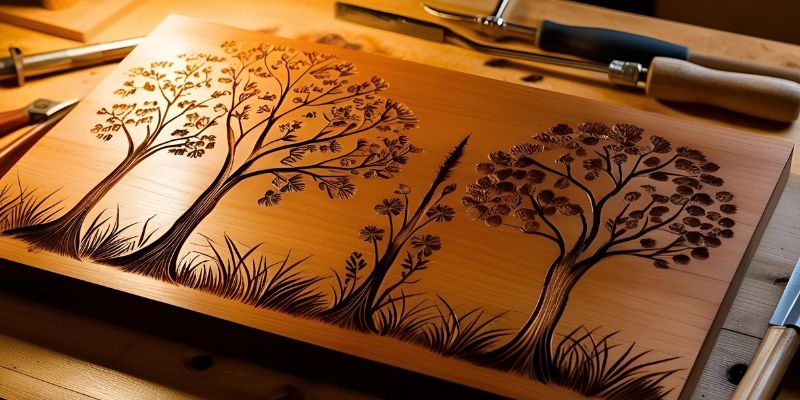 Easy Beginner Wood Burning Art