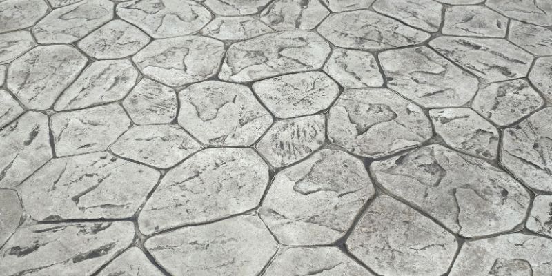 8 Stenciled Concrete Floor Patterns to Try