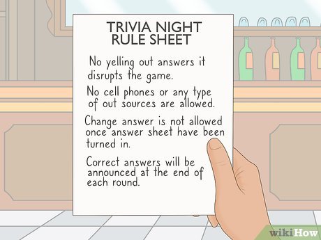 How to Do Trivia Night